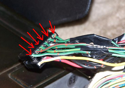 Clipped ECU Wires